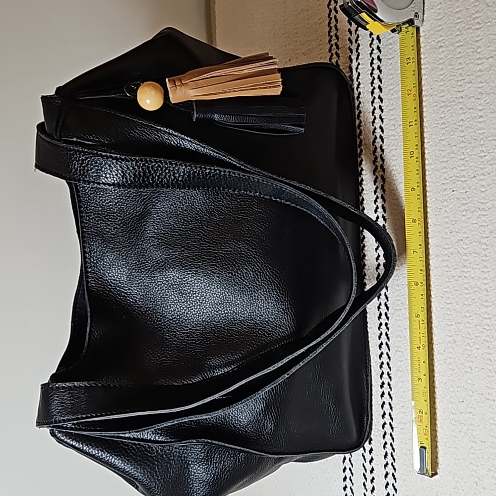 THE SAK - Huntley Leather Hobo Bag  - Black - EUC!!